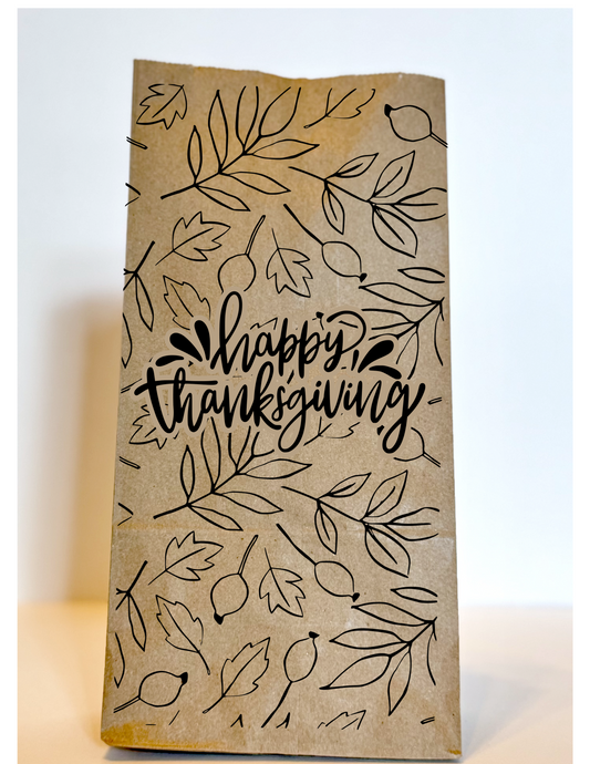 Digital Product - Fall and Thanksgiving Treat Bag Printable